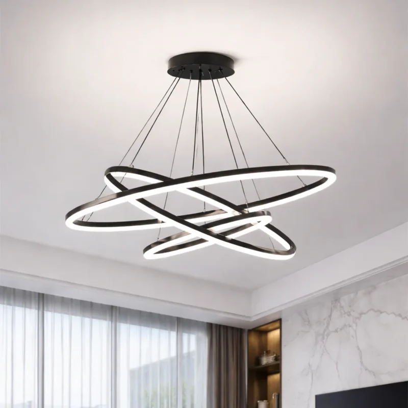 3 Rings Chandelier