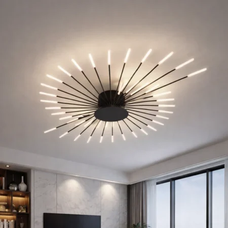 Modern fireworks led ceiling lamp