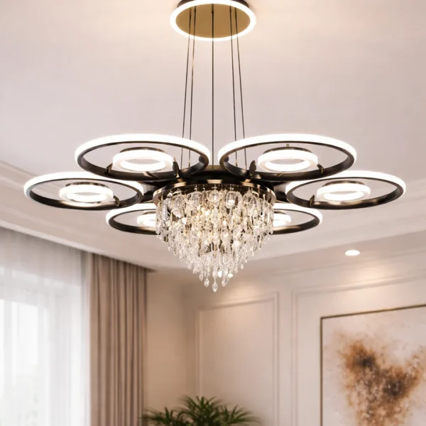 Modern Halo Chandelier